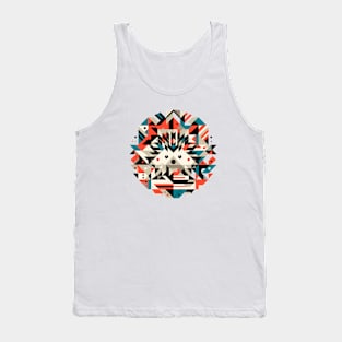 Abstract Animal Hedgehog 4 Tank Top